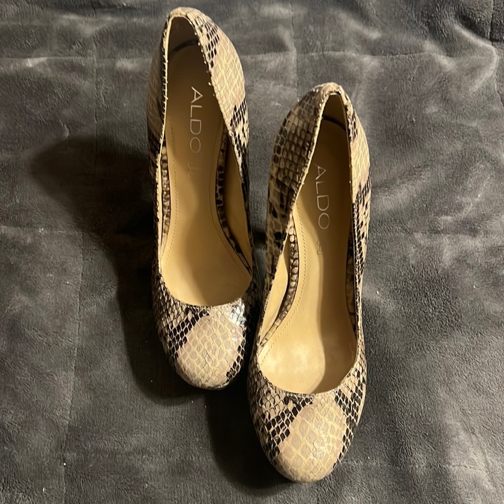 Aldo heels. Worn twice. No box